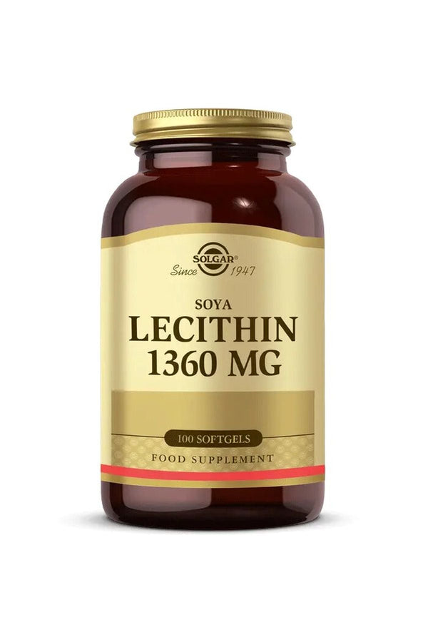 Solgar Lecithin 1360 mg 100 Soft Jel