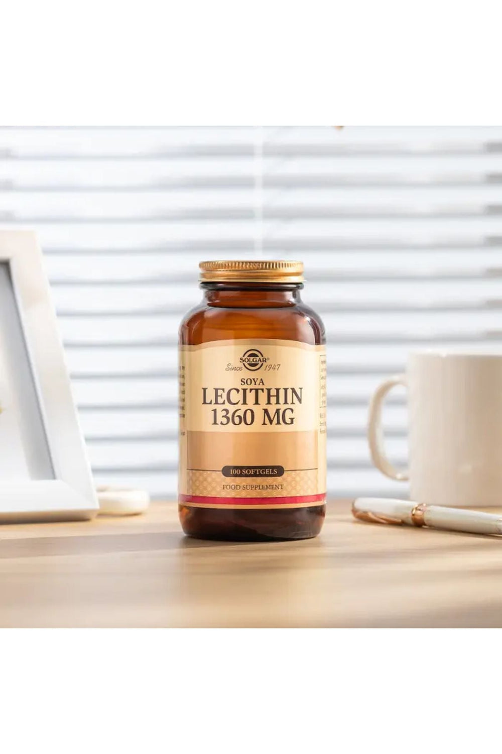 Solgar Lecithin 1360 mg 100 Soft Jel