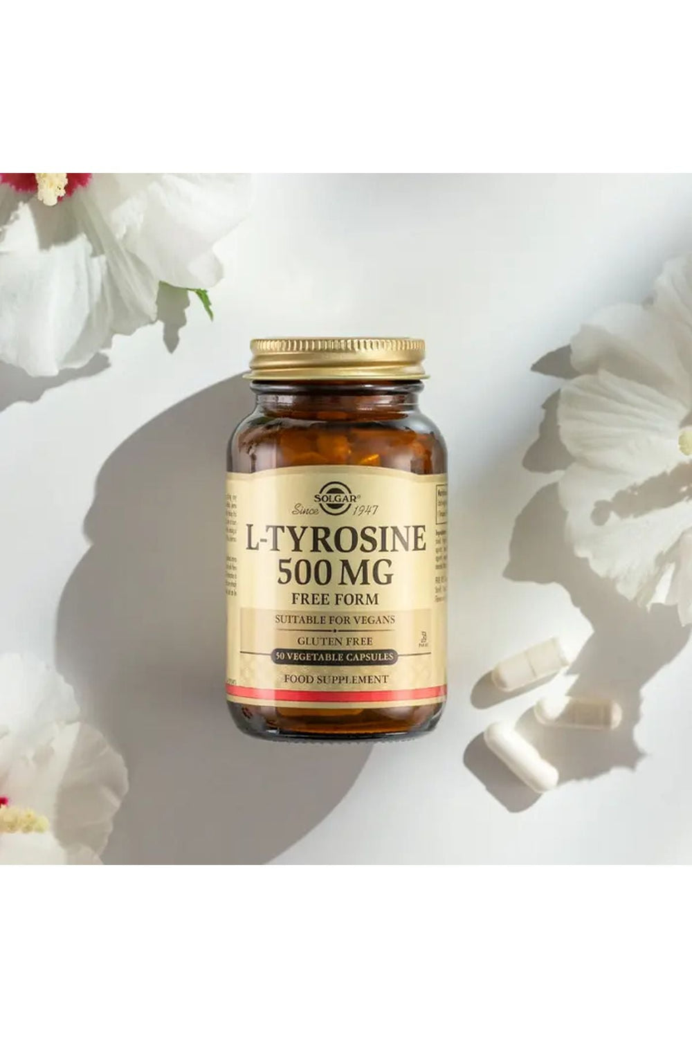 Solgar L-Tyrosine 500 mg 50 Kapsül