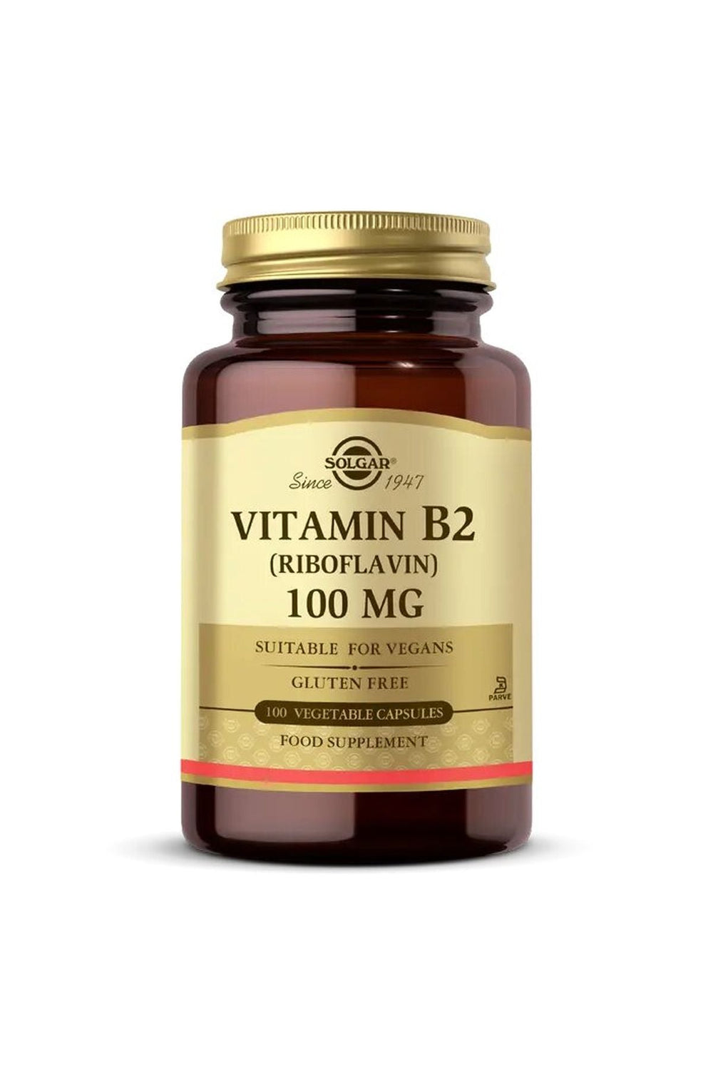 Solgar Vitamin B2 (Riboflavin) 100 mg 100 Kapsül