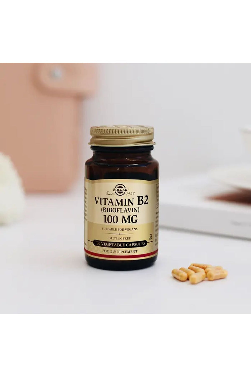 Solgar Vitamin B2 (Riboflavin) 100 mg 100 Kapsül