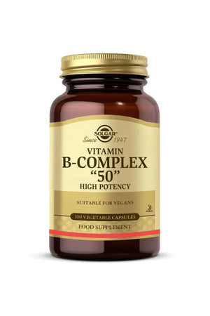 Solgar Vitamin B-Complex "50" 100 Kapsül