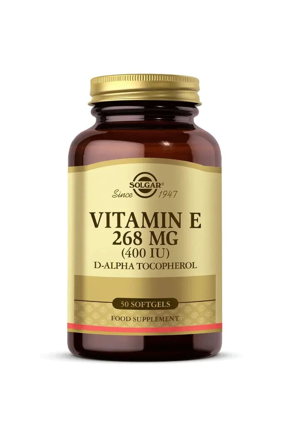 Solgar Vitamin E 400 IU 50 Soft Jel