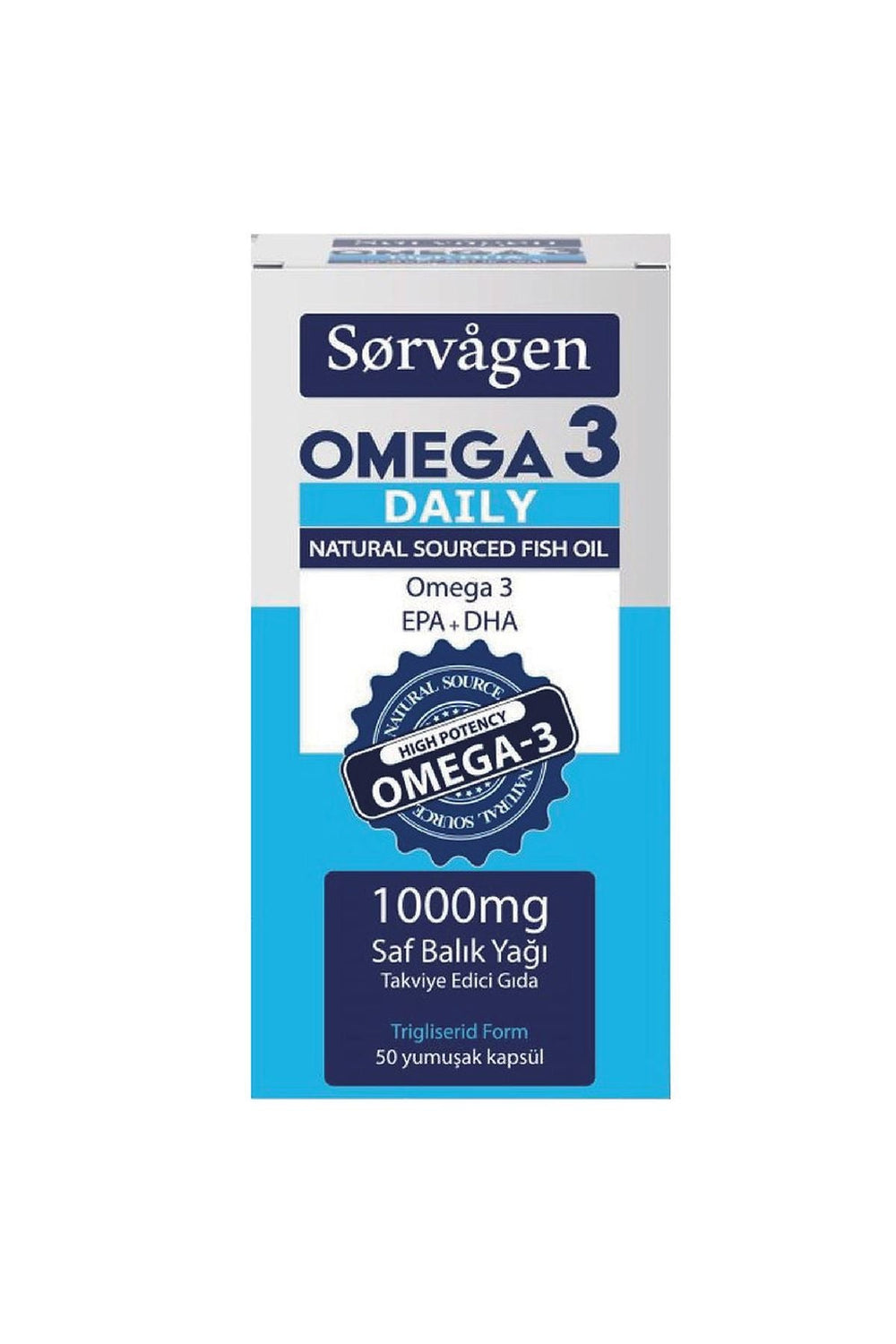 Sorvagen Omega-3 Daily 50 Kapsül
