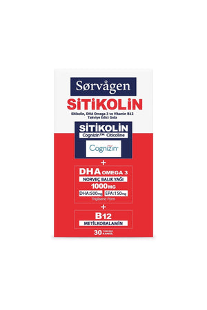 Sorvagen Sitikolin 30 Kapsül