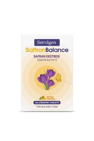 Sorvagen Sorvagen SaffronBalance 30 Çiğneme Tableti