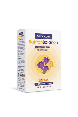 Sorvagen Sorvagen SaffronBalance 30 Çiğneme Tableti