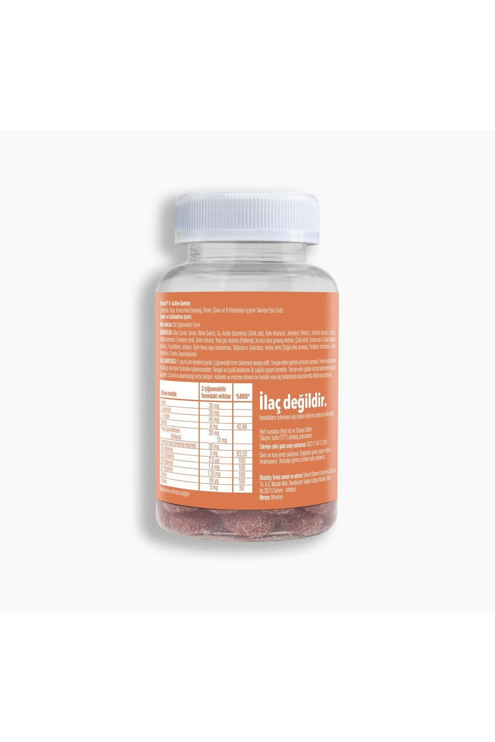 Velavit V-Active Gummy 60 Çiğnenebilir Form