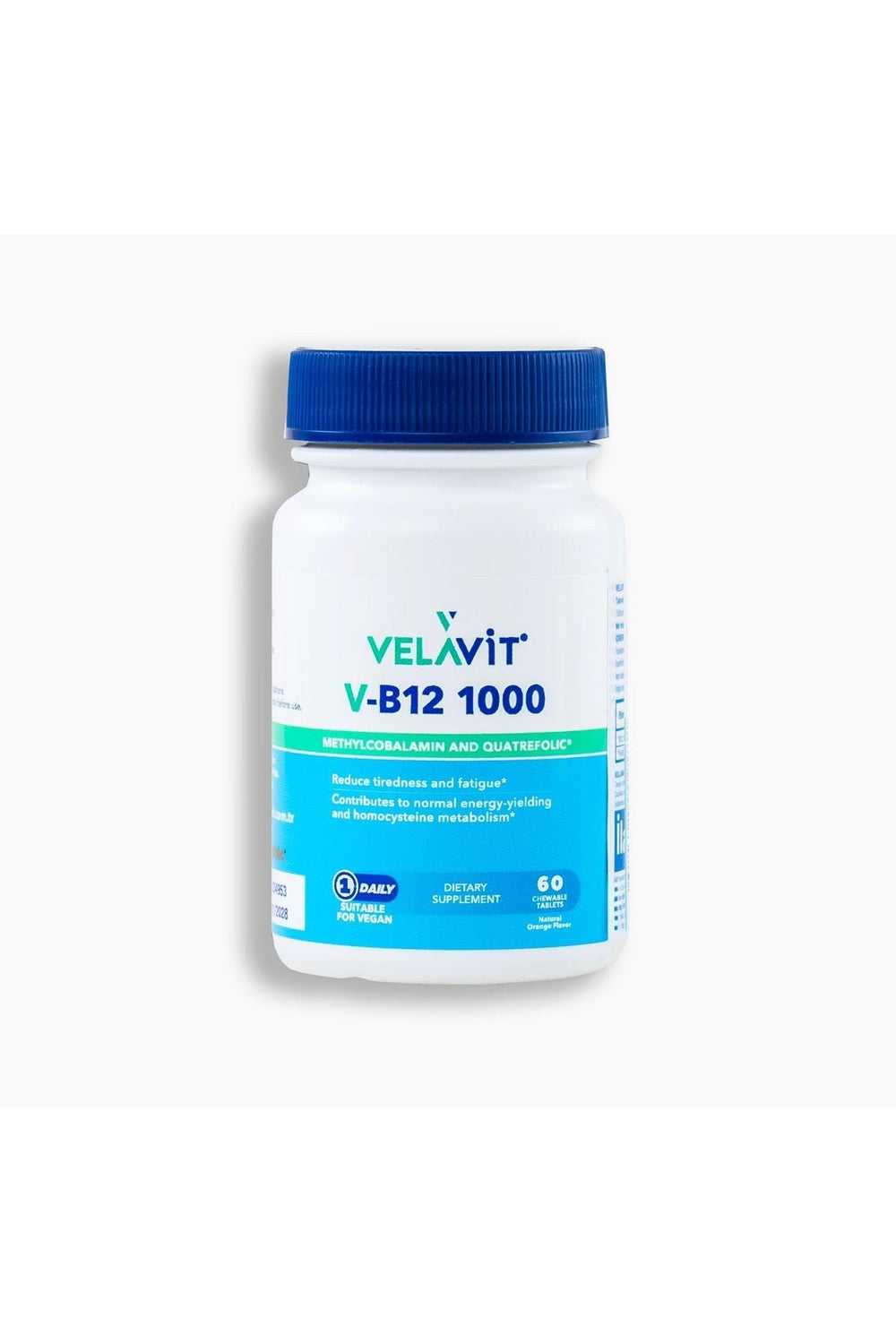 Velavit V-B12 1000 mcg 60 Çiğneme Tableti