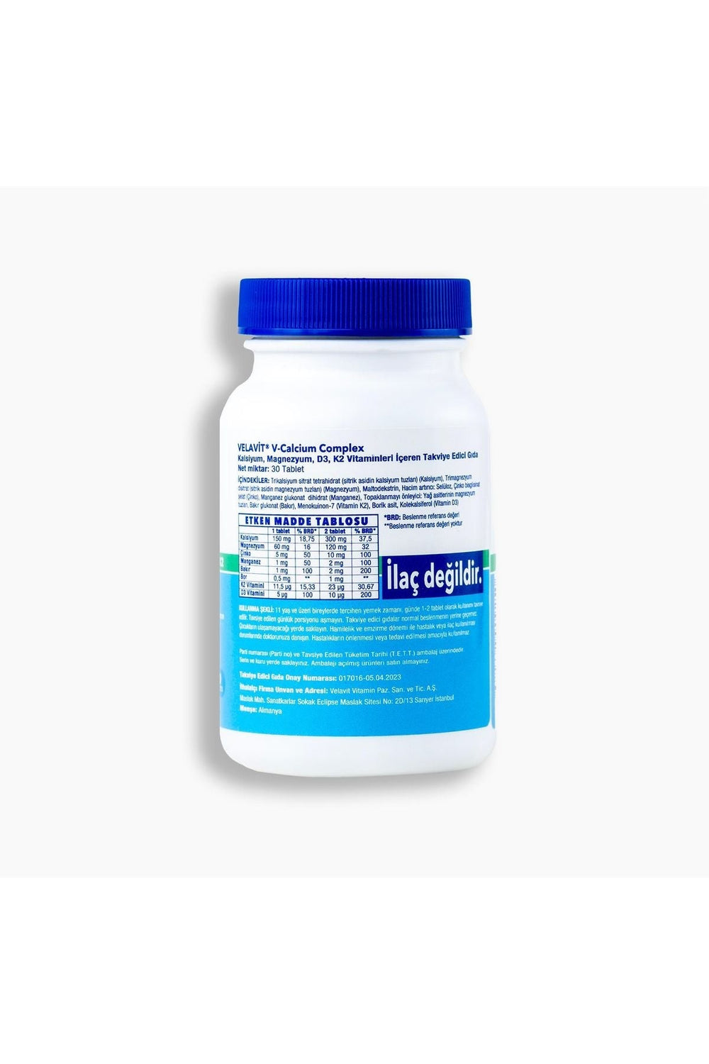 Velavit V-Calcium Complex 30 Tablet