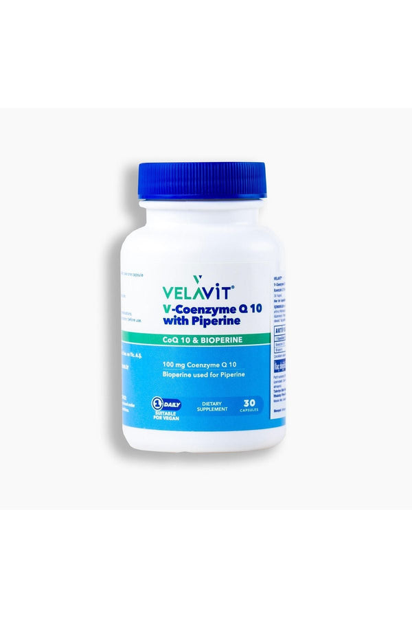 Velavit V-Coenzyme Q-10 Piperine 100 mg 30 Kapsül