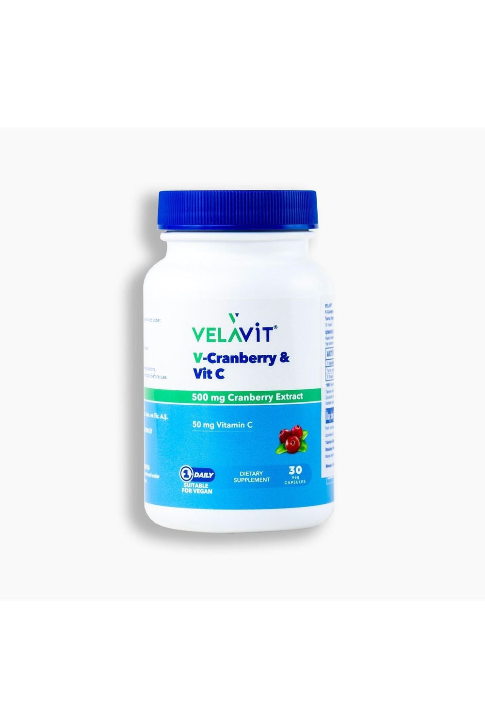 Velavit V-Cranberry & Vit C 30 Kapsül