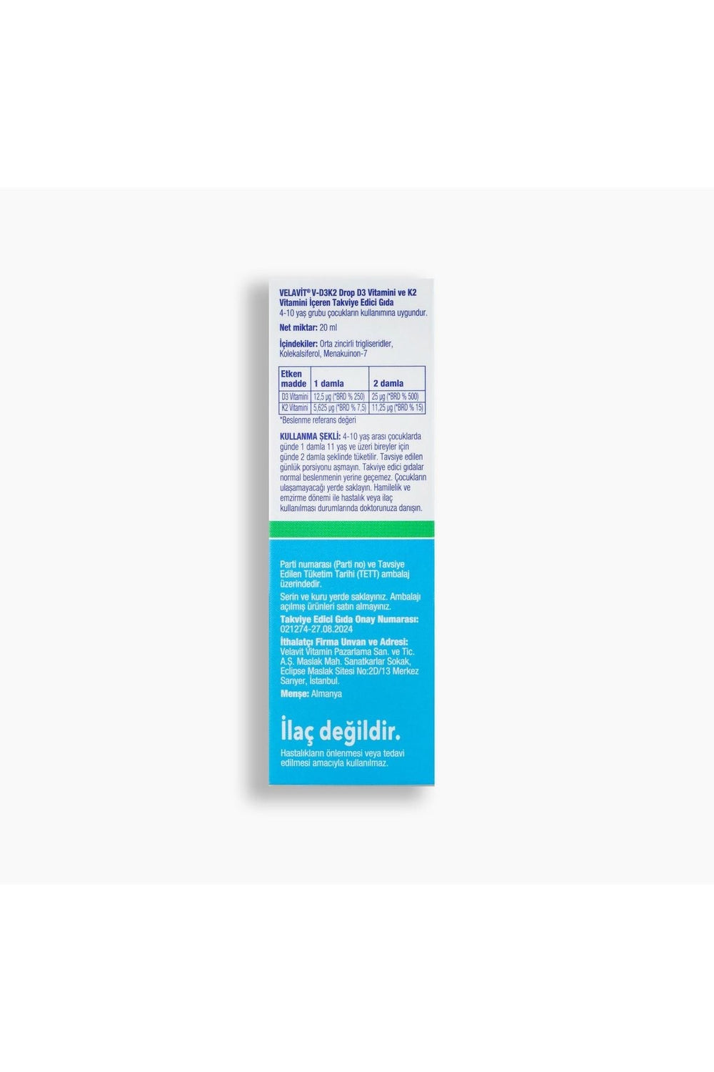 Velavit V-D3 & K2 Drop 20 ml