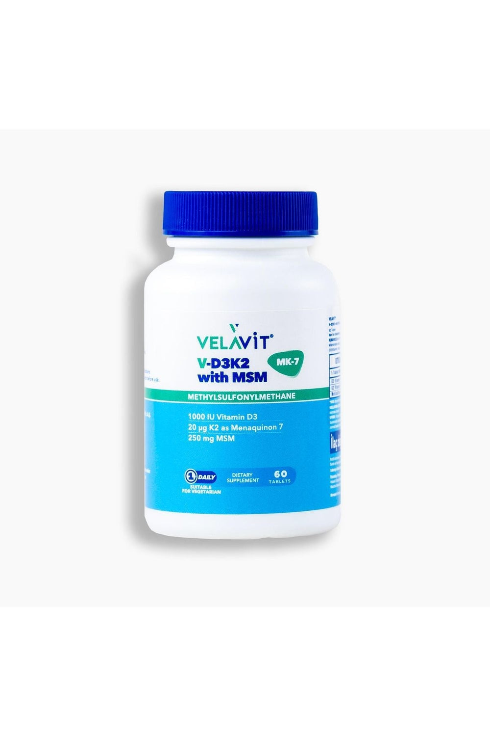 Velavit V-D3 & K2 with MSM 60 Tablet