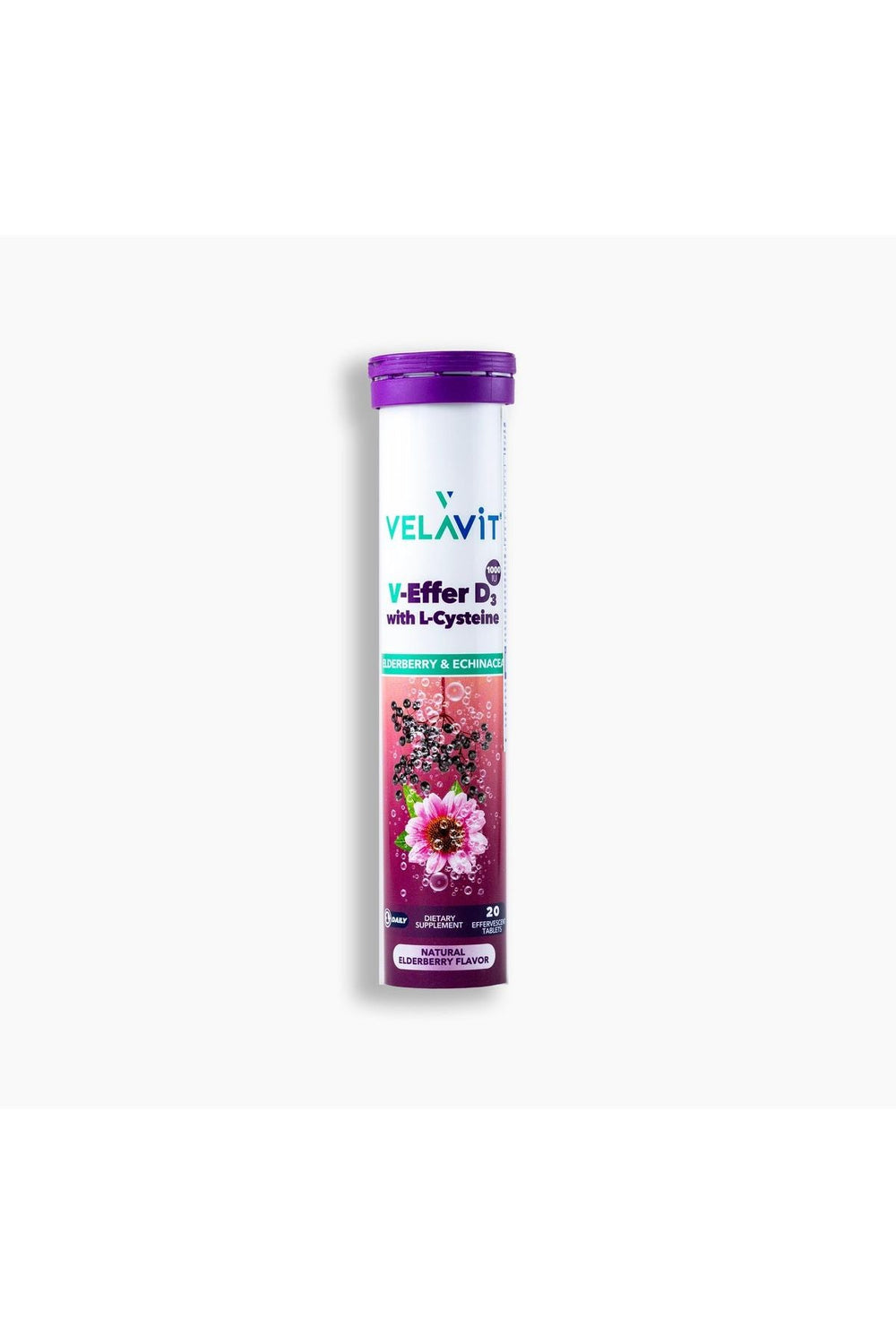 Velavit V-Effer D3 with L-Cysteine 20 Efervesan Tablet