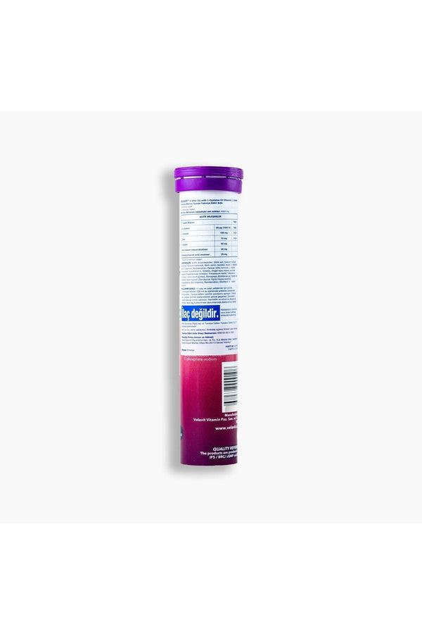 Velavit V-Effer D3 with L-Cysteine 20 Efervesan Tablet