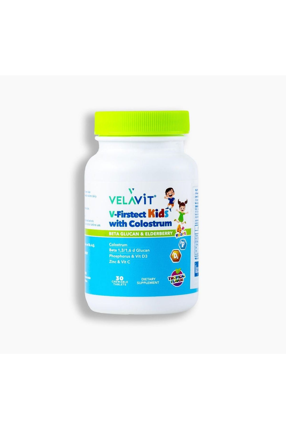 Velavit V-Firstect Kids with Colostrum 30 Çiğneme Tableti