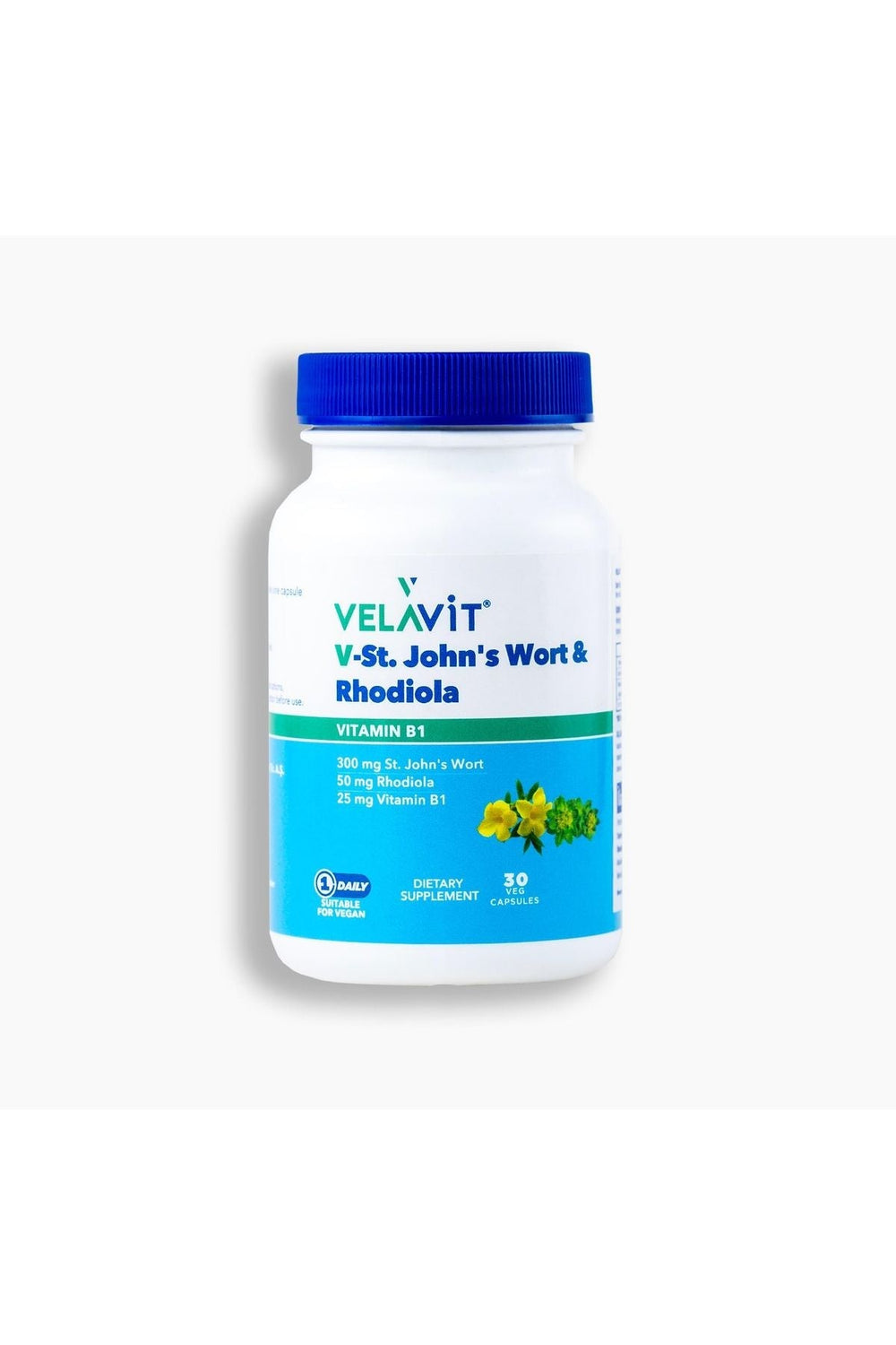 Velavit V-St. John's Wort & Rhodiola 30 Kapsül