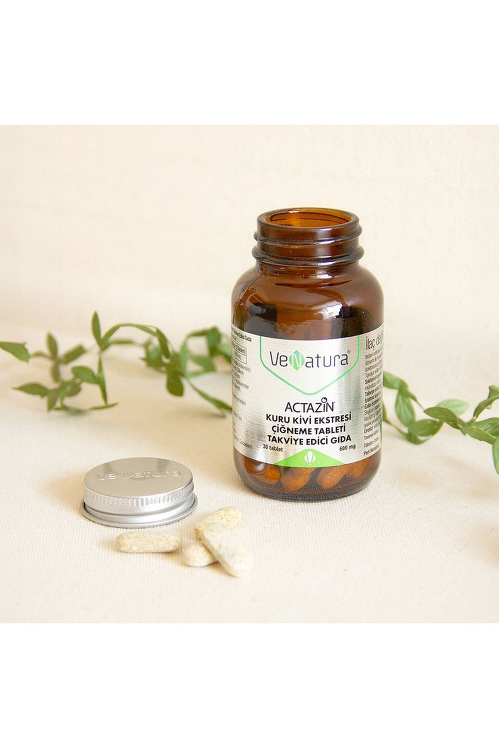 Venatura Actazin Kuru Kivi Ekstresi 600 mg 30 Çiğneme Tableti