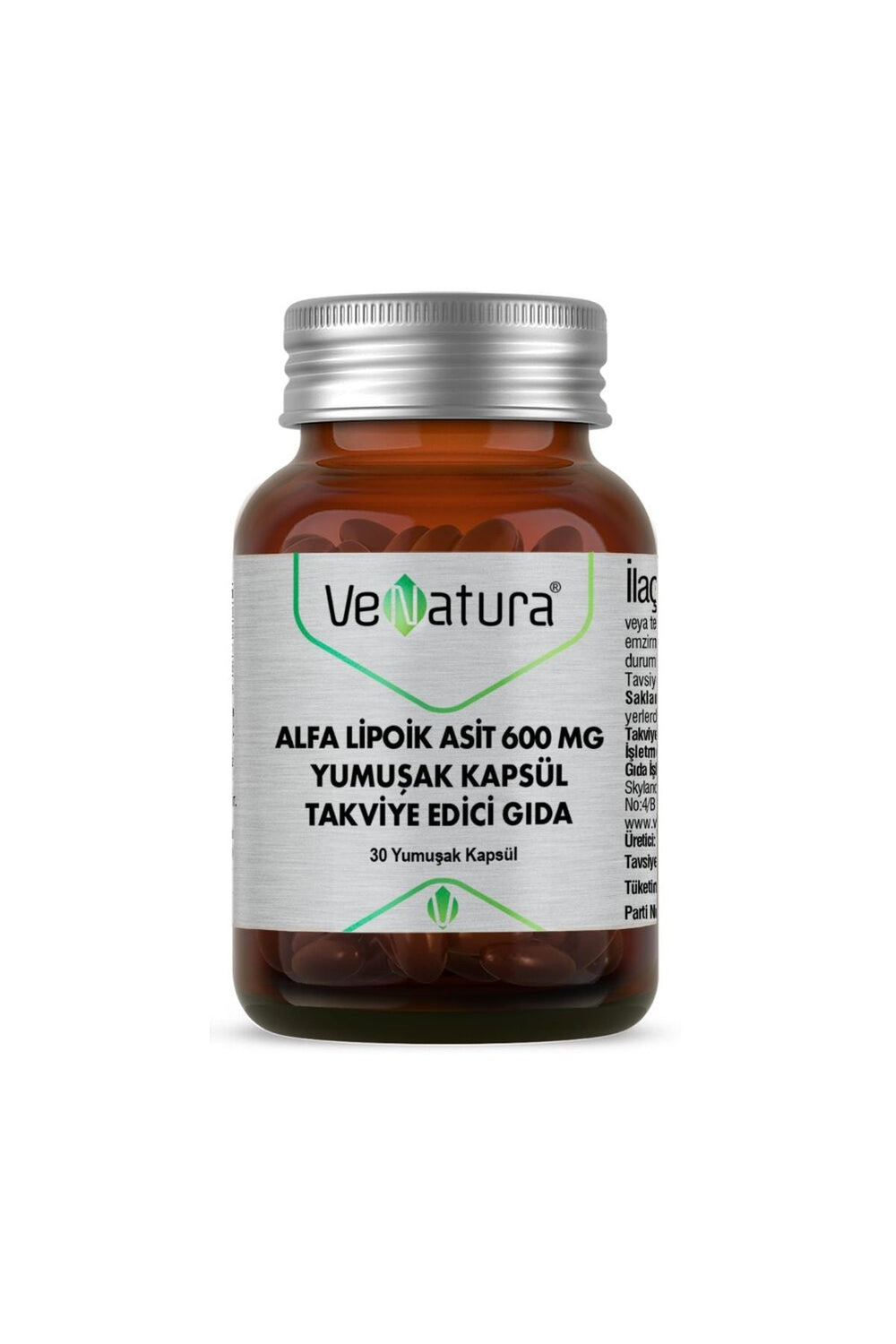 Venatura Alfa Lipoik Asit 600 mg 60 Kapsül