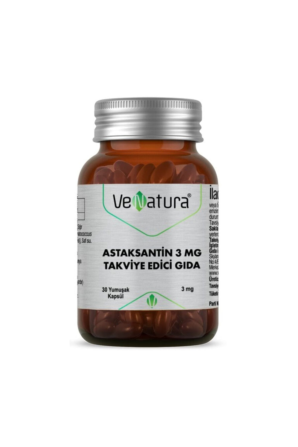 Venatura Astaksantin 3 mg 30 Kapsül