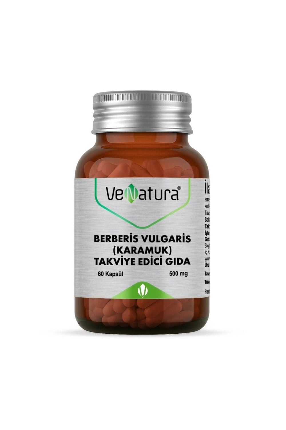 Venatura Berberis Vulgaris (Karamuk) 500 mg 60 Kapsül
