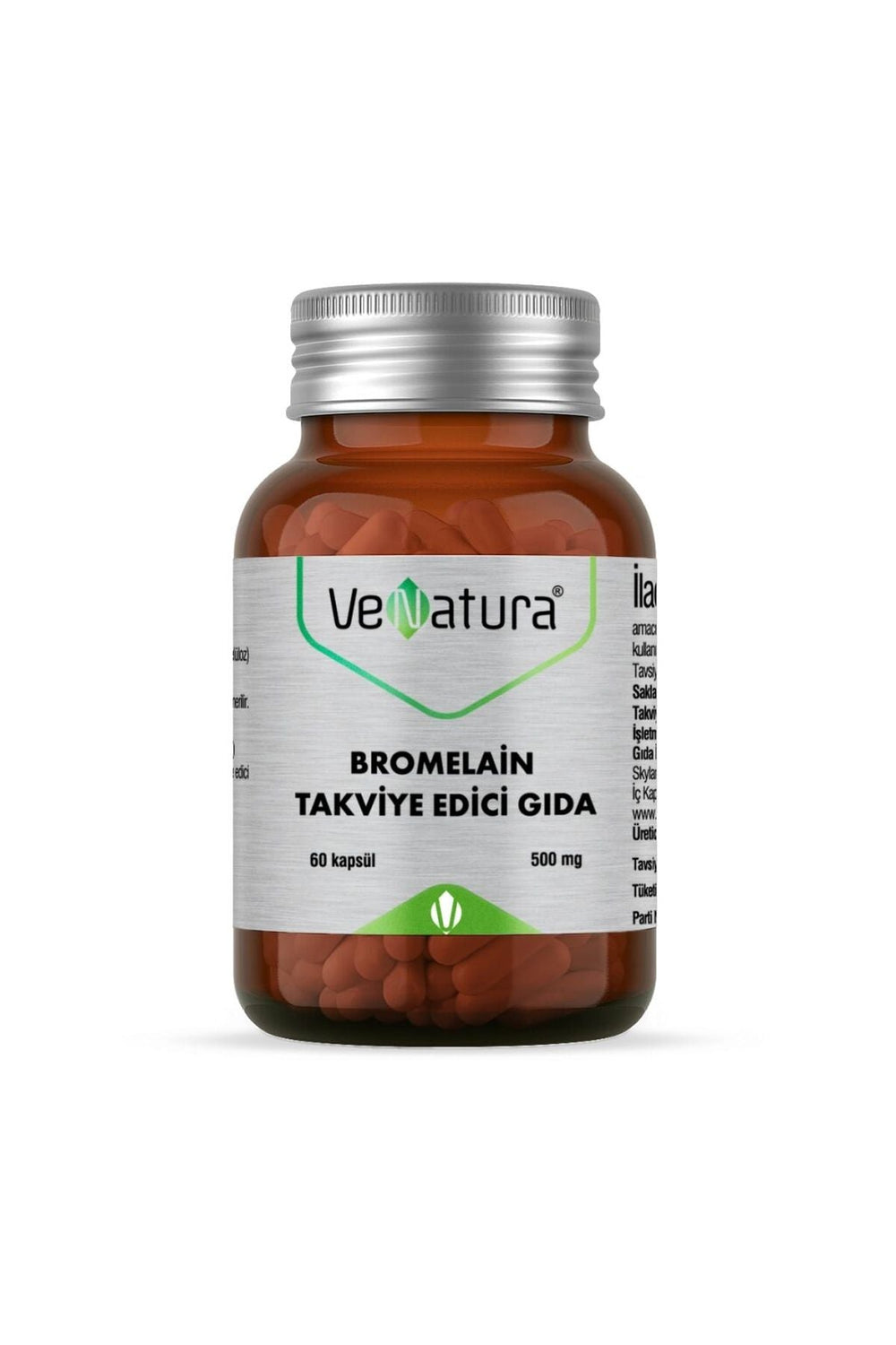 Venatura Bromelain 500 mg 60 Kapsül