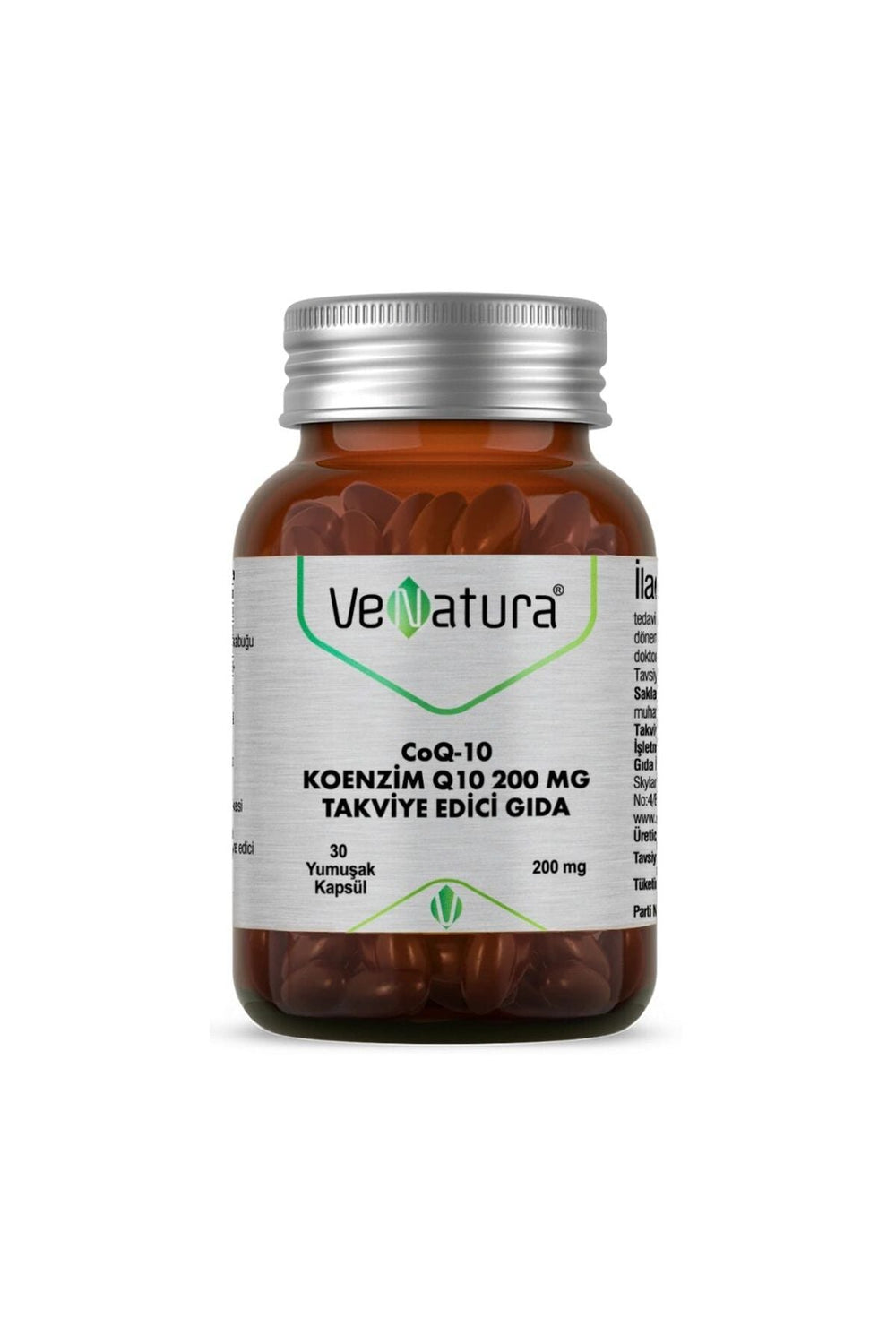 Venatura CoQ-10 Koenzim Q-10 200 mg 30 Kapsül
