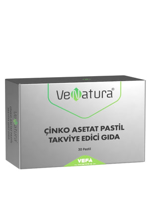 Venatura Çinko Asetat 15 mg 30 Pastil