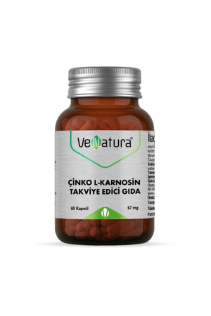 Venatura Çinko L-Karnosin 67 mg 30 Kapsül