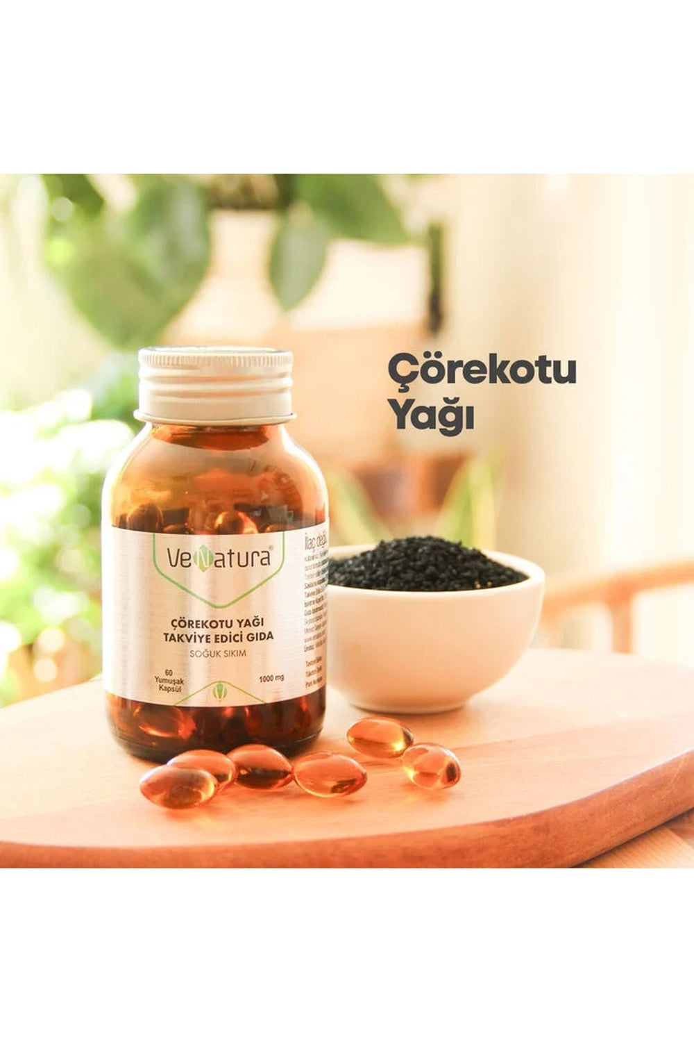 Venatura Çörek Otu Yağı 1000 mg 60 Kapsül