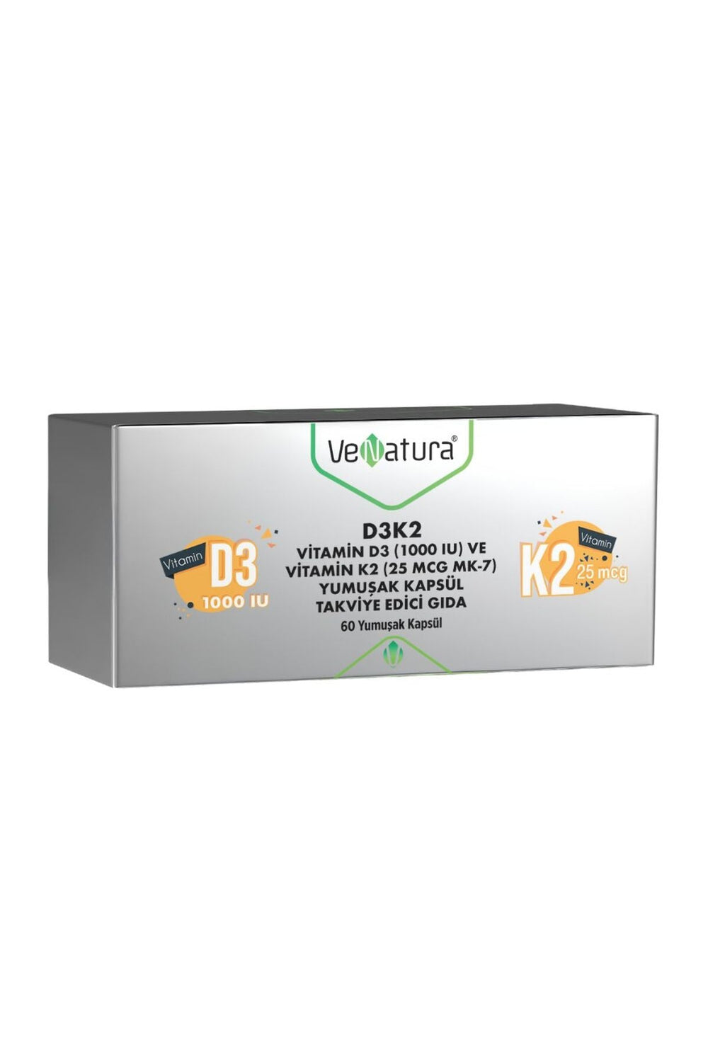 Venatura D3 & K2 60 Kapsül
