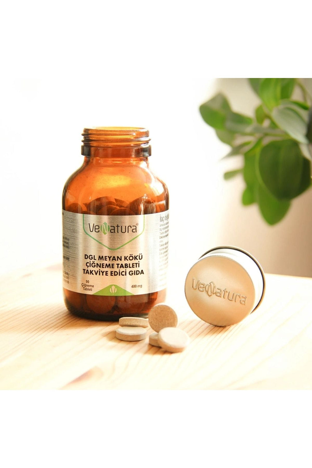 Venatura DGL Meyan Kökü 400 mg 90 Çiğneme Tableti