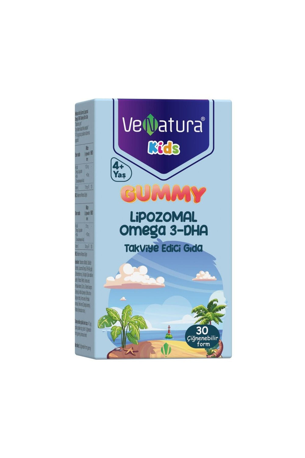 Venatura Kids Gummy Lipozomal Omega-3 DHA 30 Çiğnenebilir Form