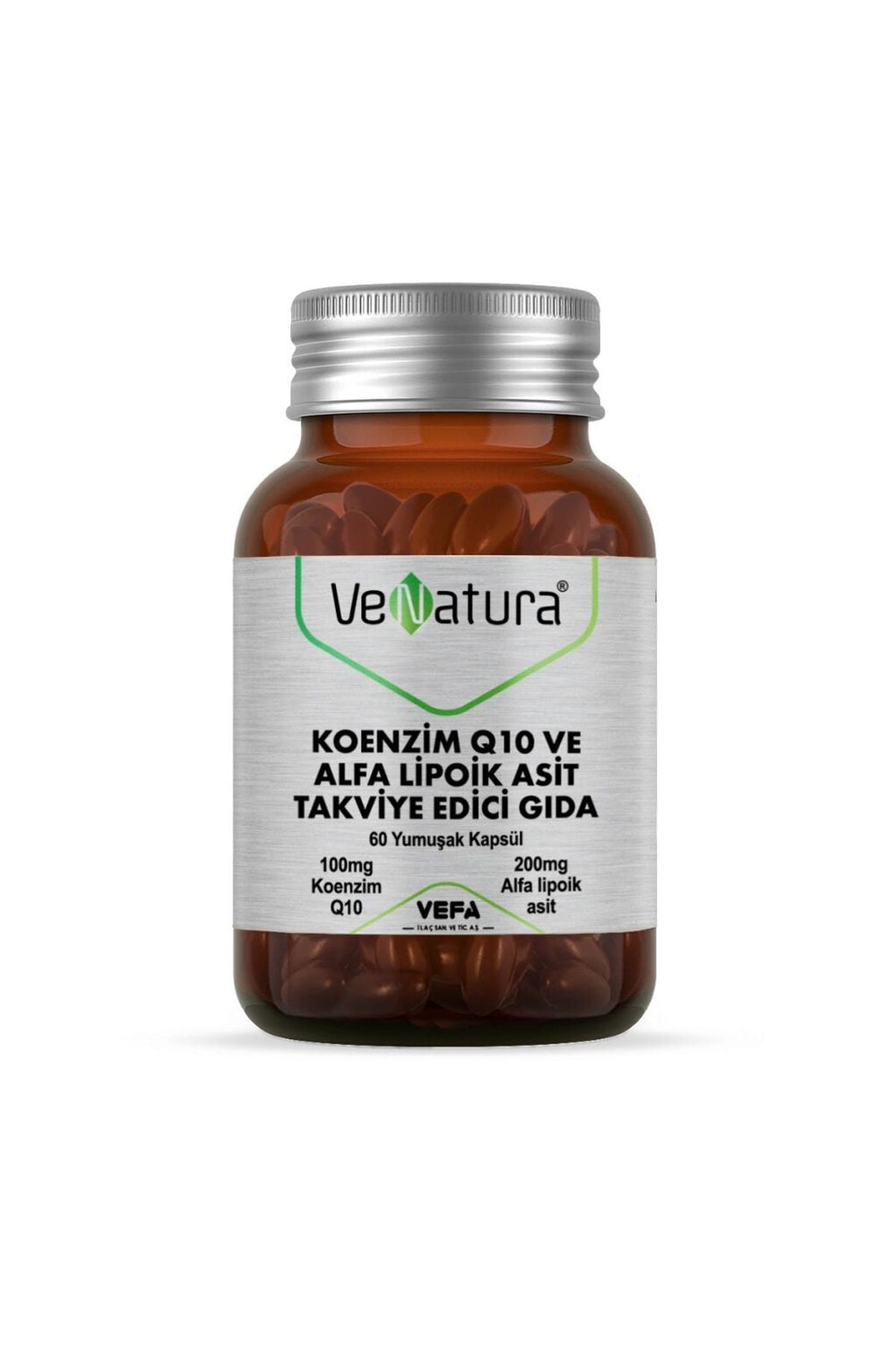 Venatura Koenzim Q-10 ve Alfa Lipoik Asit 60 Kapsül