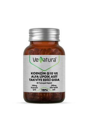 Venatura Koenzim Q-10 ve Alfa Lipoik Asit 60 Kapsül