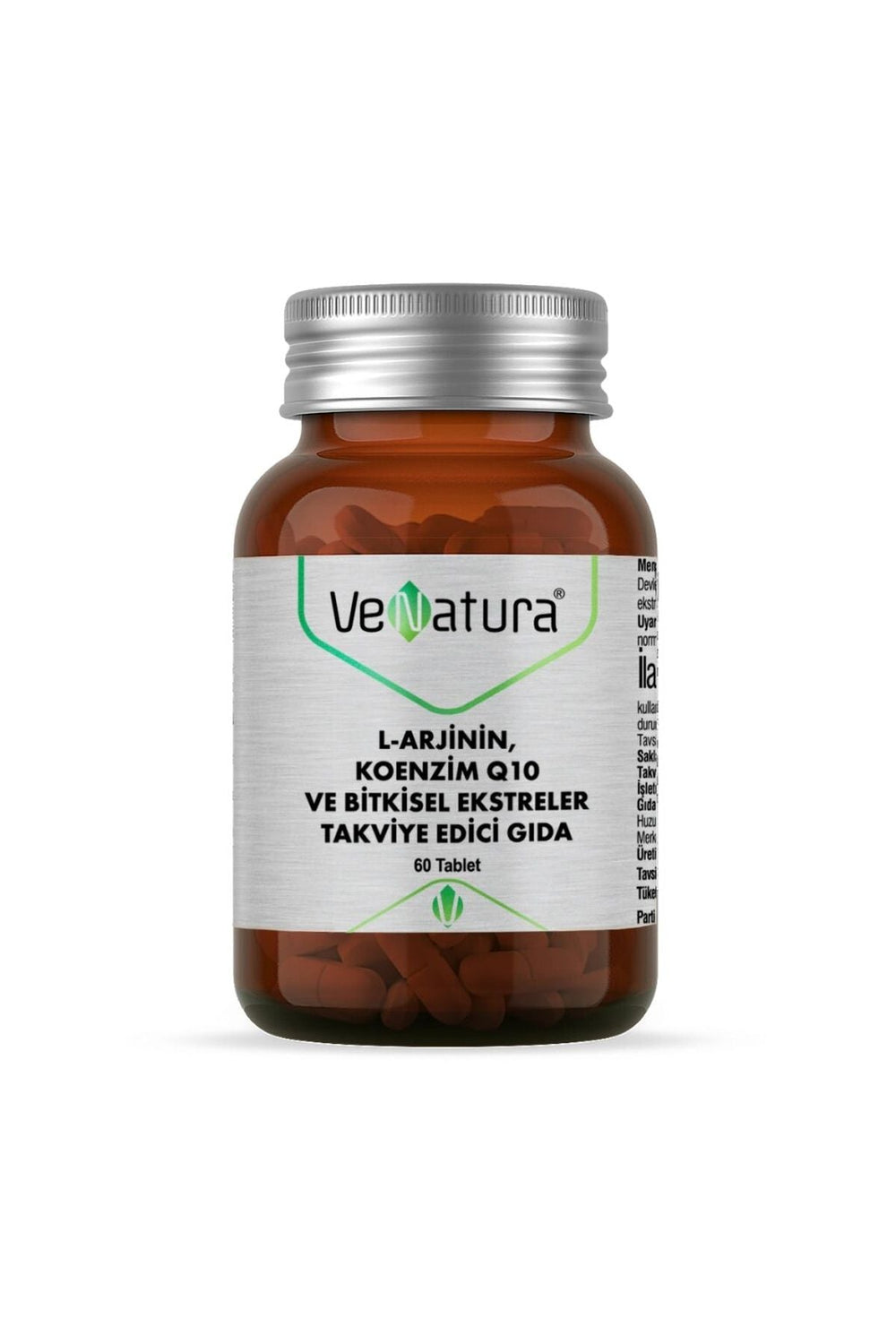 Venatura L-Arjinin, Koenzim Q-10 ve Bitkisel Ekstreler 60 Tablet