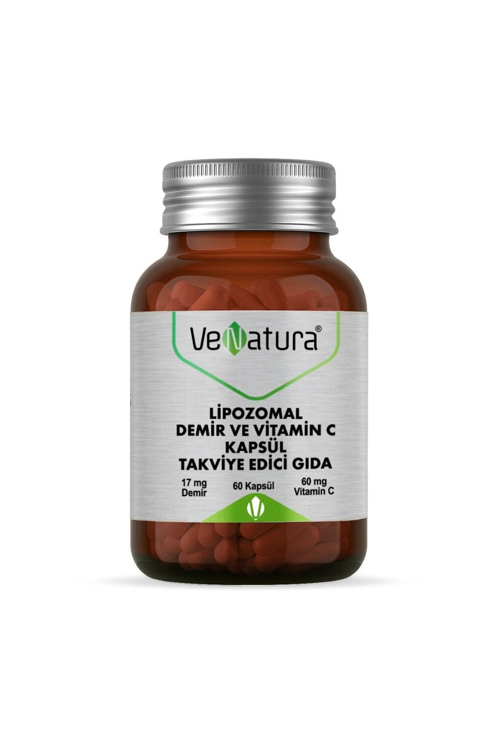 Venatura Lipozomal Demir ve Vitamin C 60 Kapsül