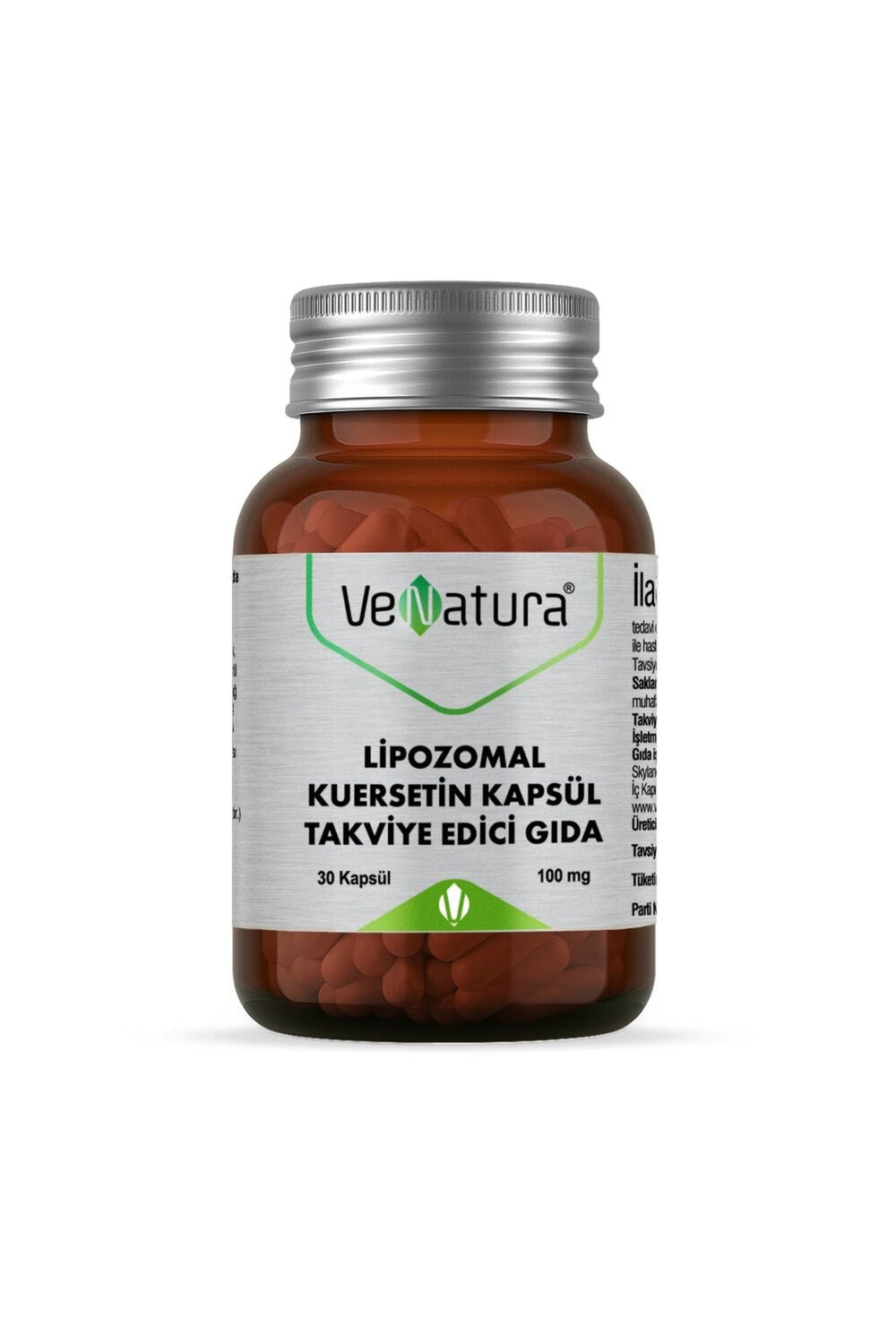 Venatura Lipozomal Kuersetin 100 mg 30 Kapsül