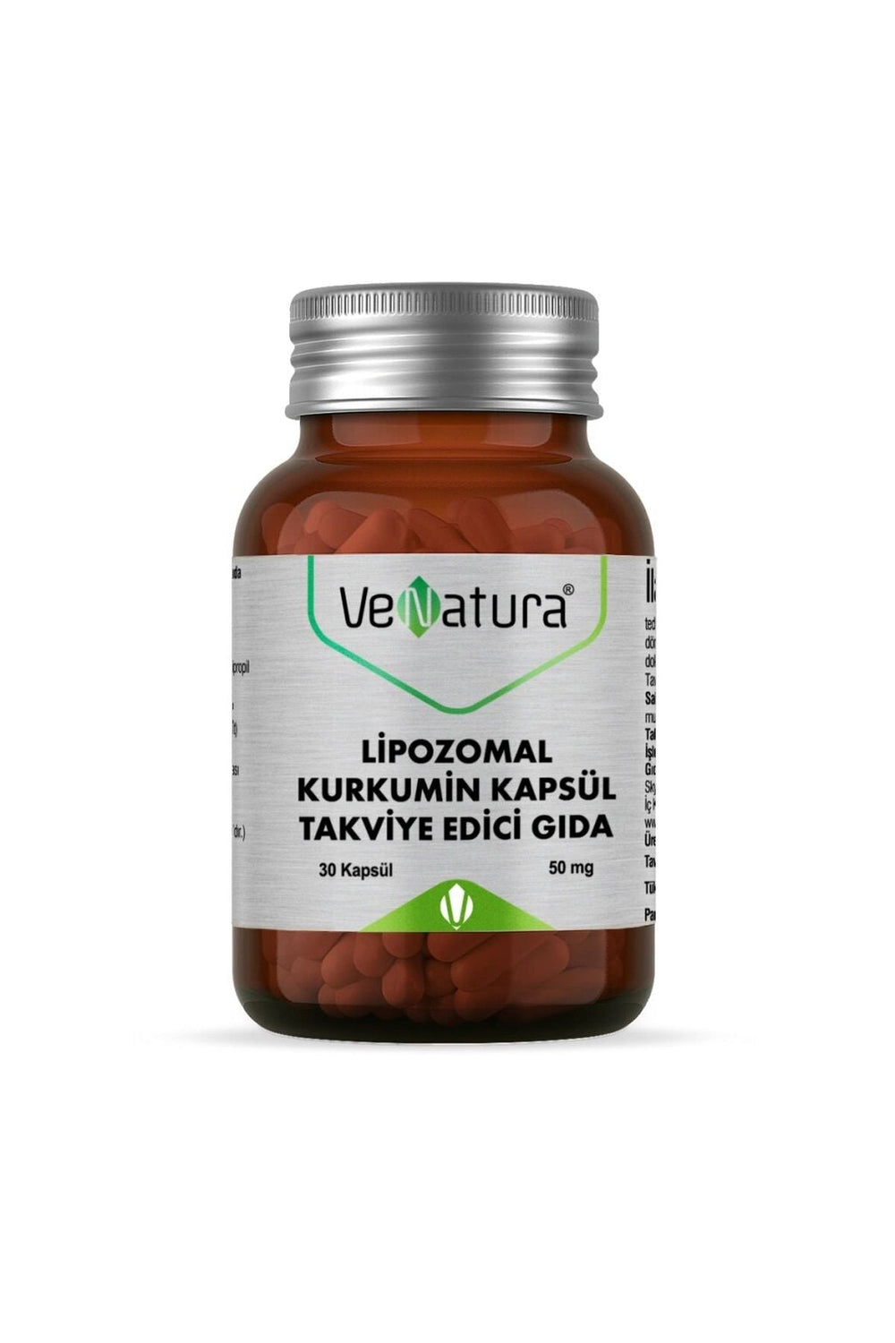 Venatura Lipozomal Kurkumin 50 mg 30 Kapsül