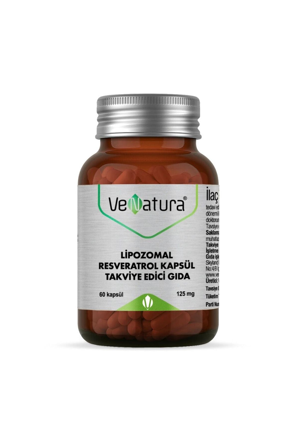 Venatura Lipozomal Resveratrol 125 mg 60 Kapsül