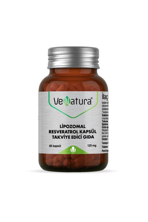 Venatura Lipozomal Resveratrol 125 mg 60 Kapsül