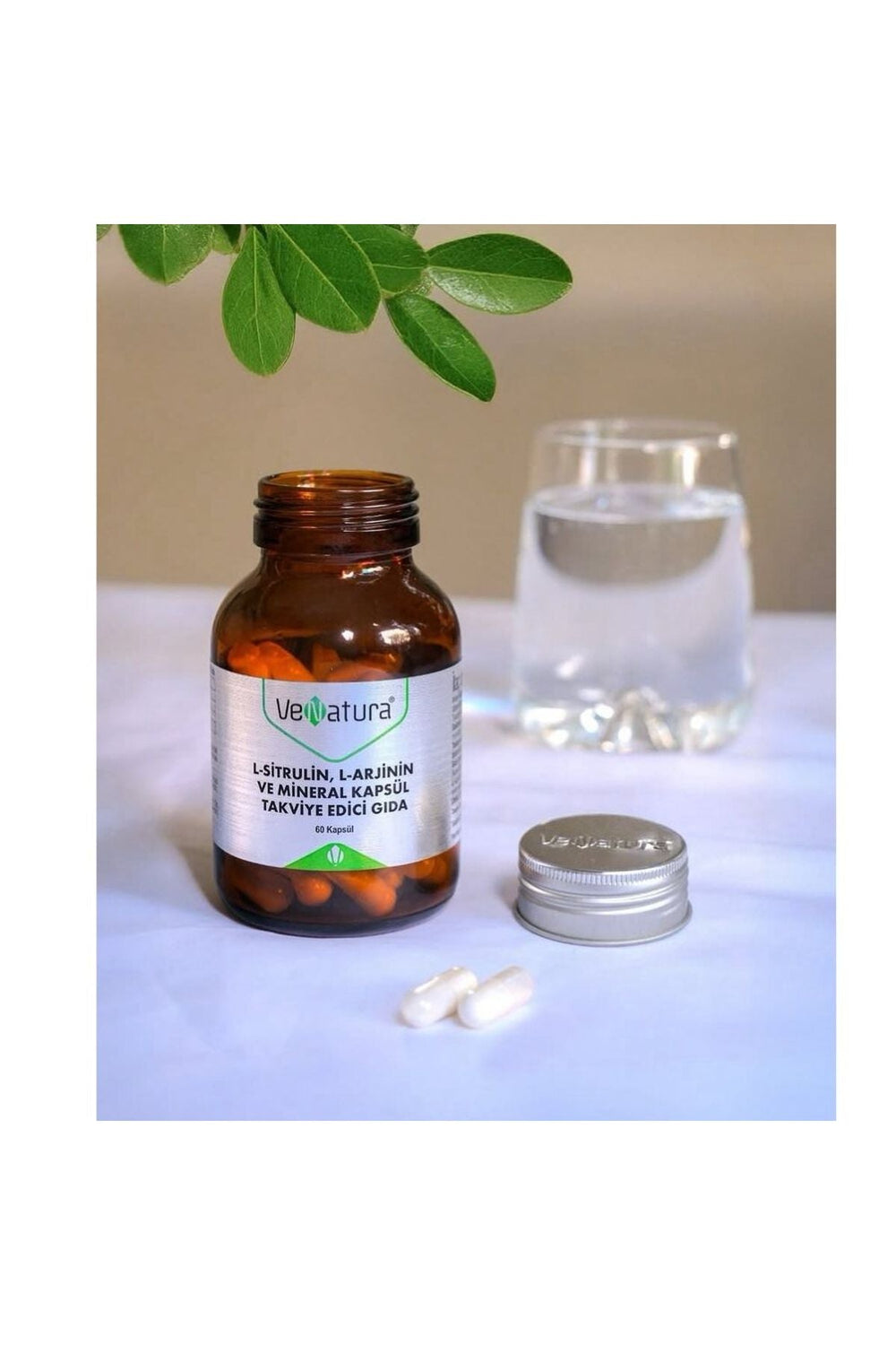 Venatura L-Sitrulin, L-Arjinin ve Mineral 60 Kapsül