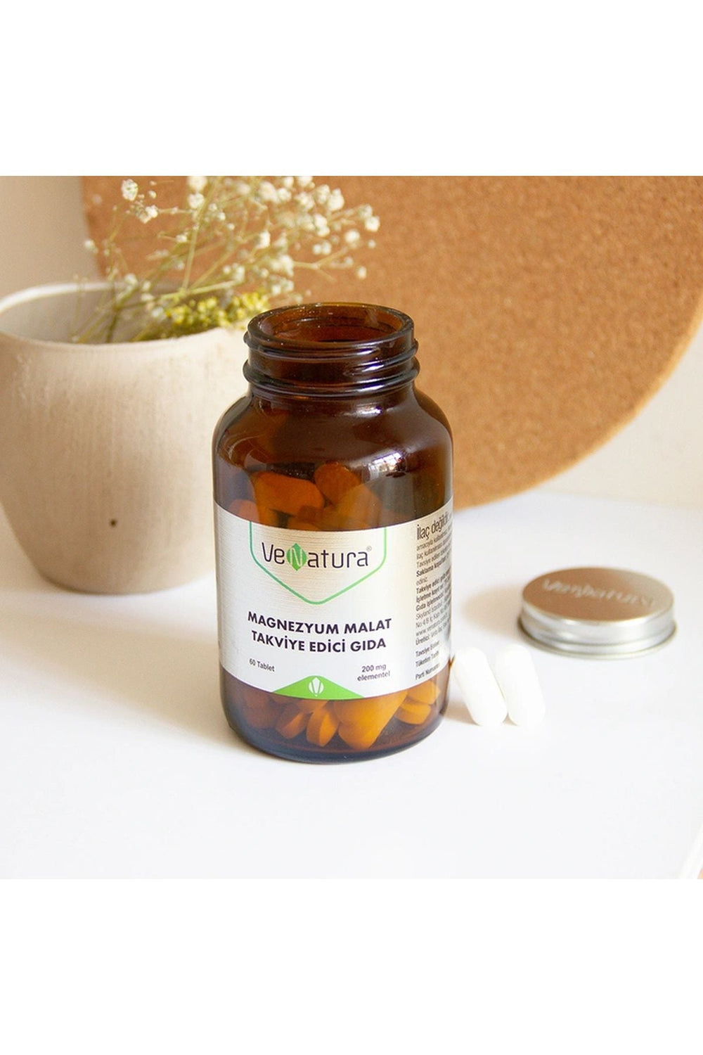 Venatura Magnezyum Malat 200 mg 60 Tablet