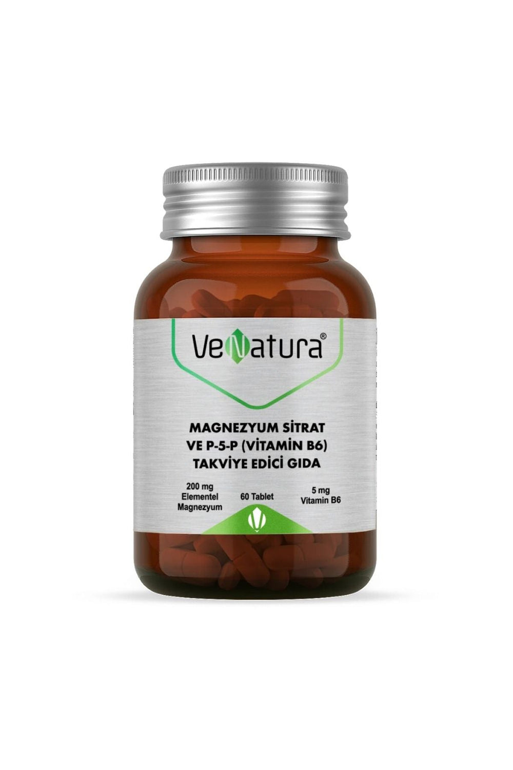 Venatura Magnezyum Sitrat ve P5P (Vitamin B6) 60 Tablet