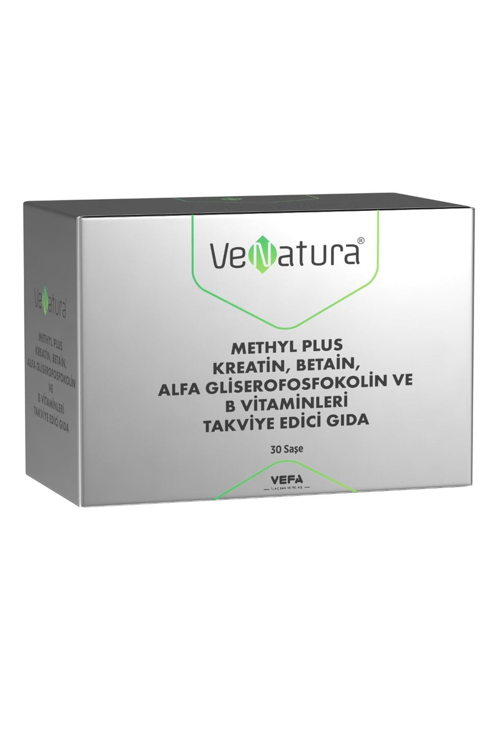Venatura Methyl Plus Kreatin, Betain, Alfa Gliserofosfokolin ve B Vitaminleri 30 Saşe