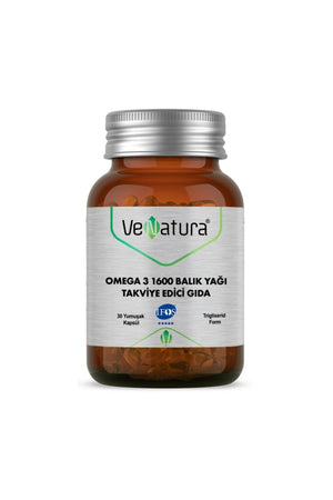 Venatura Omega-3 1600 mg Balık Yağı 30 Kapsül
