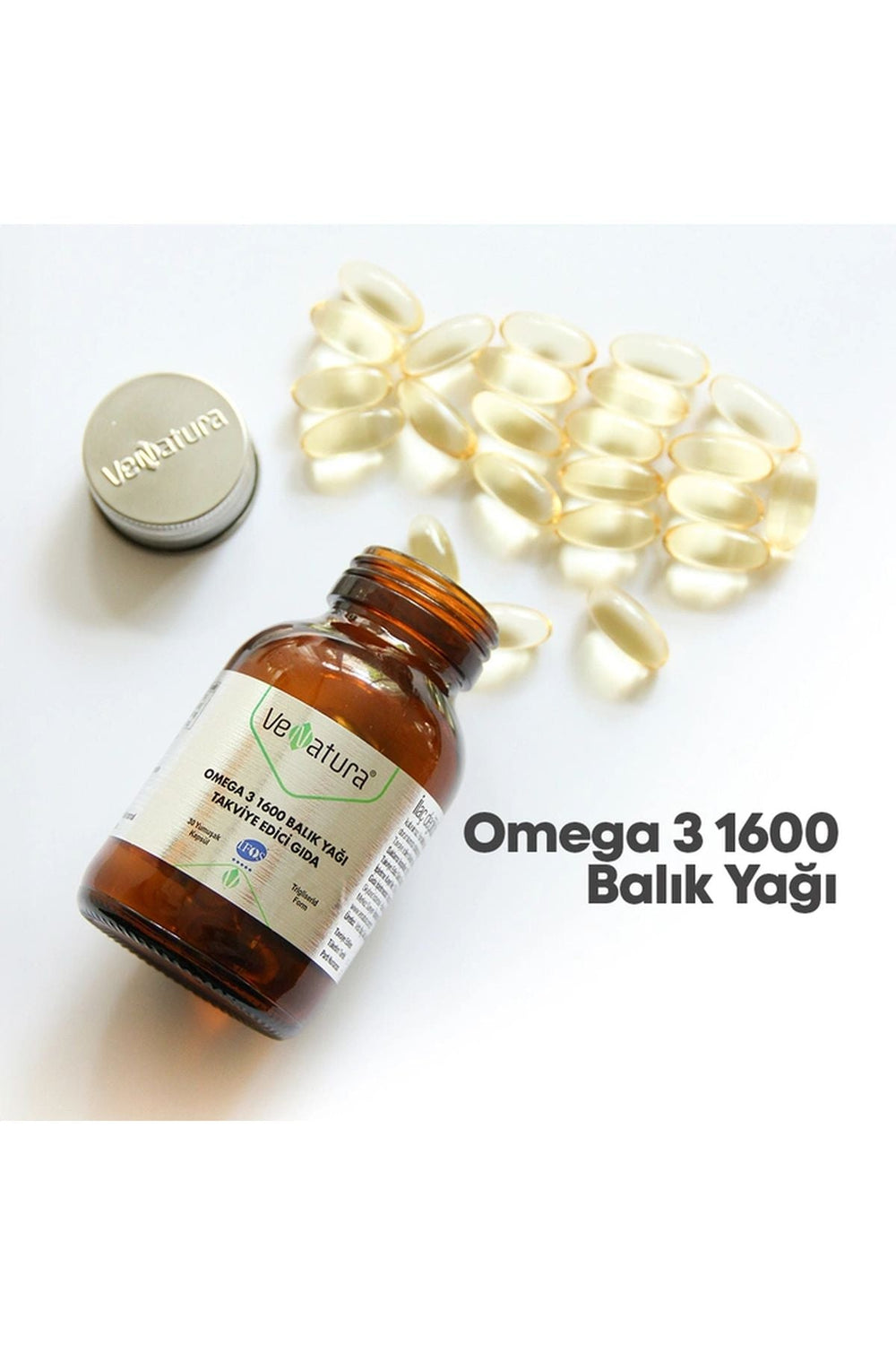 Venatura Omega-3 1600 mg Balık Yağı 30 Kapsül