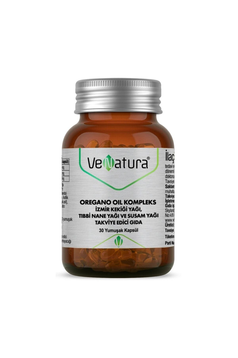 Venatura Oregano Oil Kompleks İzmir Kekiği Yağı 30 Kapsül