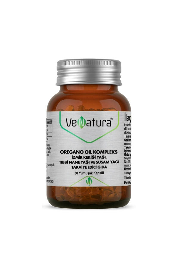Venatura Oregano Oil Kompleks İzmir Kekiği Yağı 30 Kapsül